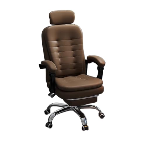 Executive Arbeitsstuhl für Büro/Schlafzimmer/Gaming Home Study oder Manager Work Verstellbare Neigungssperre Bequemer, atmungsaktiver, gepolsterter Schreibtischstuhl mit hoher Rückenlehne von Generic