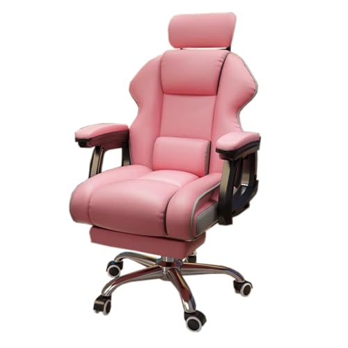 Executive Work Chair für zu Hause, Studium oder Manager Arbeit Verstellbare Kopfstütze Lendenwirbelstütze zum Schutz des Schreibtischsessels mit hoher Rückenlehne Executive Work Chair für zu Hause, Studium oder Manager Arbeit Verstellbare Kopfstütze Lendenwirbelstütze zum Schutz des Schreibtischsessels mit hoher Rückenlehne von Generic