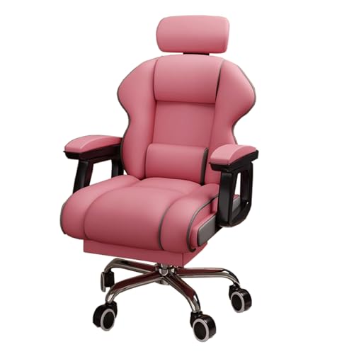 Executive Work Sessel für Büro/Schlafzimmer/Gaming Schreiben Breites Kissen Verstellbare Armlehne Hoher großer Plus-Size-Schreibtischstuhl von Generic
