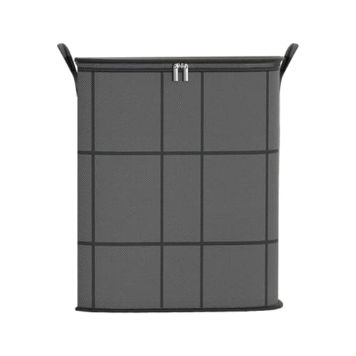 Extra große Aufbewahrungstasche für Kleidung zur Organisation zu Hause. Strapazierfähiger Stoff mit verstärktem Reißverschluss und Griffen. Perfekt für Decken, Bettdecken, Bettwäsche, (D, 70X60X50cm) von Generic