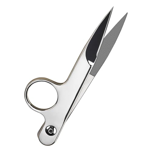 Fadenschere, Fadenschere | Stoffschere aus Metall Comfort Grip | Quiltbedarf Fadenschneider, Kunst- und Handwerkswerkzeug für Stickprojekte Fadenschere, Fadenschere | Stoffschere aus Metall Comfort Grip | Quiltbedarf Fadenschneider, Kunst- und Handwerkswerkzeug für Stickprojekte von Generic