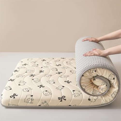 Faltbare, Dicke Matratze aus gewaschener Baumwolle, geeignet für die Vermietung in Studentenwohnheimen und Hotels. von Generic