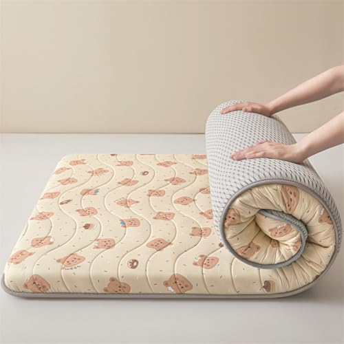 Faltbare, Dicke Matratze aus gewaschener Baumwolle, geeignet für die Vermietung in Studentenwohnheimen und Hotels. Faltbare, Dicke Matratze aus gewaschener Baumwolle, geeignet für die Vermietung in Studentenwohnheimen und Hotels. von Generic