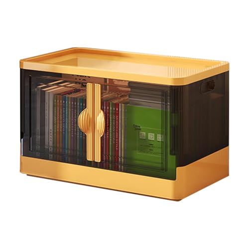 Faltbare Aufbewahrungsbox - Stapelbarer Organizer mit Rollen, Faltbarer Aufbewahrungsbehälter aus Kunststoff | Faltbare Aufbewahrungsboxen mit Doppeltüren, Faltbox von Generic