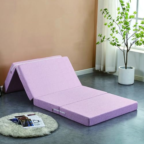 Faltbare Isomatte mit waschbarem Bezug, tragbare Gästematratze für Reisen, Camping, Wohnzimmer, kompaktes und bequemes Gästebett Faltbare Isomatte mit waschbarem Bezug, tragbare Gästematratze für Reisen, Camping, Wohnzimmer, kompaktes und bequemes Gästebett von Generic