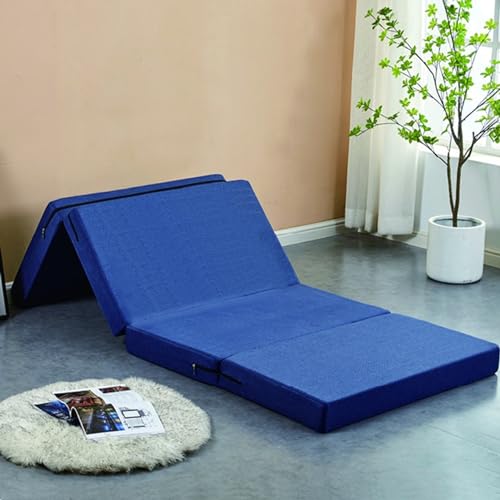 Faltbare Schlafmatte mit waschbarem Bezug, tragbare Matratze für Gäste, Reisen, Camping, ideal für Wohnzimmer, Schlafzimmer, Sofa, Stuhl, Bett in einer Box Faltbare Schlafmatte mit waschbarem Bezug, tragbare Matratze für Gäste, Reisen, Camping, ideal für Wohnzimmer, Schlafzimmer, Sofa, Stuhl, Bett in einer Box von Generic