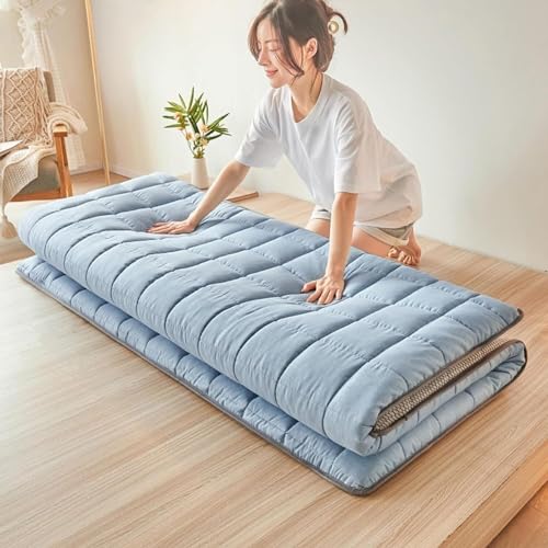 Faltbare japanische Bodenmatratze, tragbare Futon-Matratze, Tatami-Matte, aufrollbares Bett, Camping-Isomatte für die Couch zu Hause (Farbe: A, Größe: 180 x 200 cm) (C 120 x 200 cm) von Generic