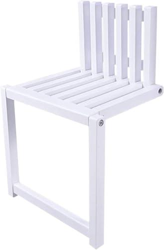 Faltbarer Badezimmer-beh-klappstuhl - Haushalts-entrae Beh-sitzschuhwechsel - Klappbare Sicherheitsduschsitze, Platzsparend, Maximal 150 Kg, White von Generic