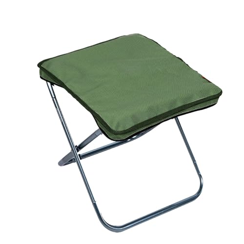 Faltbarer Campinghocker, tragbarer Campinghocker | XL-Reisehocker, Hocker mit Halterung aus Aluminiumlegierung. 600D Oxford-Gewebe unterstützt bis zu 264 Pfund Hocker für AV von Generic