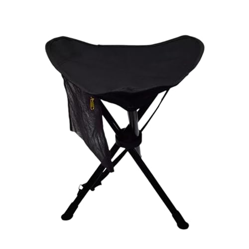 Faltbarer Campinghocker - Faltbar - Strandstuhl Trekkinghocker - Angelhocker Tragbarer Rucksack Hocker Campingstühle Leichter Outdoorstuhl Camping Stuhl von Generic