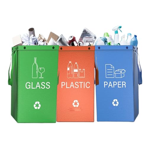 Faltbarer Müllkorb | Auslaufsicher Auto Müllsack | Wiederverwendbare 40Ml Behälter 3 Stück Beutel Für Waschküche Unter Schrank Dormitorium Schließfächer Badezimmer Faltbarer Müllkorb | Auslaufsicher Auto Müllsack | Wiederverwendbare 40Ml Behälter 3 Stück Beutel Für Waschküche Unter Schrank Dormitorium Schließfächer Badezimmer von Generic