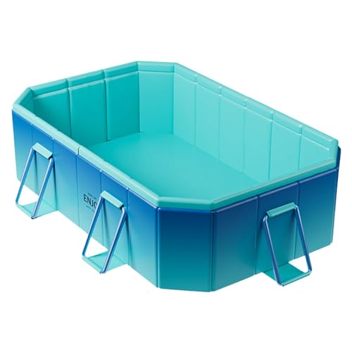 Faltbarer Pool: tragbarer Pool, moderner Reisepool | Planschbecken für Kinder, Hundepool, faltbarer Hundepool, tragbare Badewanne, nicht aufblasbarer Kinderpool, pi von Generic