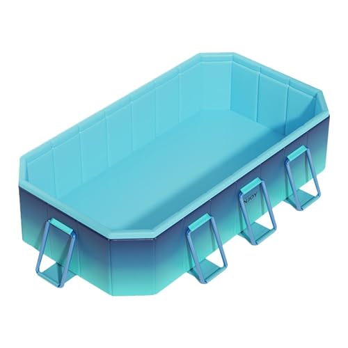 Faltbarer Pool: tragbarer Pool, moderner Reisepool | Planschbecken für Kinder, Hundepool, faltbarer Hundepool, tragbare Badewanne, nicht aufblasbarer Kinderpool, pi von Generic