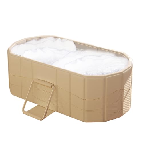Faltbarer Schwimmbad - Rechteckige Kinderpools | Großer isolierter heißer oder Eisbad Eimer | Nicht aufblasbare Watbadewanne | Falten Sie die Badewanne für das Athleten Familienbad falten Faltbarer Schwimmbad - Rechteckige Kinderpools | Großer isolierter heißer oder Eisbad Eimer | Nicht aufblasbare Watbadewanne | Falten Sie die Badewanne für das Athleten Familienbad falten von Generic
