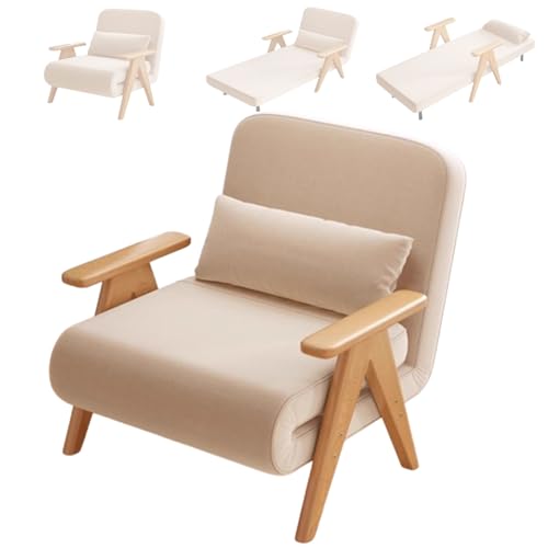 Faltbares 3-in-1 Schlafsofa Mit 5-Fach Verstellbarer Rückenlehne, Atmungsaktives Leinen & Gummibaum-Armlehnen, Gästebett-Klappfunktion Für Wohnzimmer Schlafzimmer Faltbares 3-in-1 Schlafsofa Mit 5-Fach Verstellbarer Rückenlehne, Atmungsaktives Leinen & Gummibaum-Armlehnen, Gästebett-Klappfunktion Für Wohnzimmer Schlafzimmer von Generic