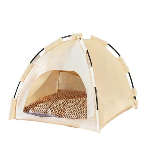 Faltbares Katzenzelt - Hundehaus | Hund Teepee Zelt | Haustiere Zelte | Hundehäuser | Easy Outdoor Welpe Houseee | Waschbarer Innenraum Outdoors Bett 42x42x38cm Haustierschutzbetten F von Generic