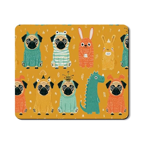 Fanciful Waschmaschinen- und Trockner-Matte, niedliches Cartoon-Mops-Design, lustiges Tiermuster, rutschfest, wasserdicht, Wasch- und Trockner-Matten für Waschküche, 50,8 x 61 cm Fanciful Waschmaschinen- und Trockner-Matte, niedliches Cartoon-Mops-Design, lustiges Tiermuster, rutschfest, wasserdicht, Wasch- und Trockner-Matten für Waschküche, 50,8 x 61 cm von Generic