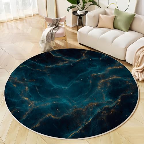 Fantasie-Nebel Teppich Rund 80 cm Psychedelischer Stil rutschfest Teppiche Wohnzimmer Runder Waschbar Teppiche Kurzflor Weich Runder Teppich Blaugrün for Wohnzimmer Studie Heimbüro Fantasie-Nebel Teppich Rund 80 cm Psychedelischer Stil rutschfest Teppiche Wohnzimmer Runder Waschbar Teppiche Kurzflor Weich Runder Teppich Blaugrün for Wohnzimmer Studie Heimbüro von Generic