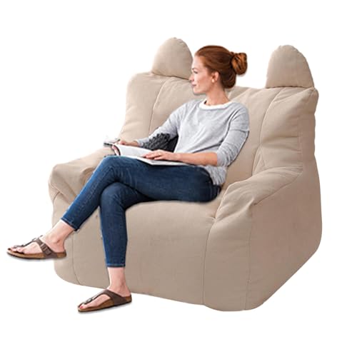 Fauler Sofasitz, faules Bodensofa,faule Sitzsack für Kinder - Gepolsterter Sitzsack für Wohnzimmer, Kindersitzsack, großer und fauler Sitzsack von Generic