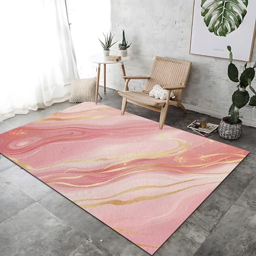 Fein schimmernder Abstrakter Marmor Drucken Fußabtreter Rosa Anti-Rutsch-Teppich Badematte Fußmatten Waschbare Fußmatten Haushaltsbereich Matte Haustierteppich 160x230cm Fein schimmernder Abstrakter Marmor Drucken Fußabtreter Rosa Anti-Rutsch-Teppich Badematte Fußmatten Waschbare Fußmatten Haushaltsbereich Matte Haustierteppich 160x230cm von Generic