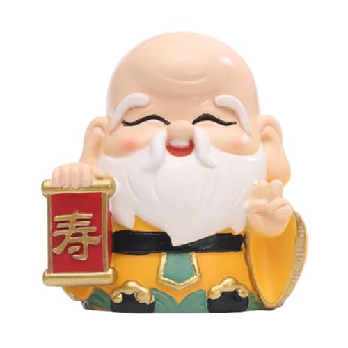 Fengshui Statue, Auto Armaturenbrett Dekor, Kleine Schöne Reichtumsfigur, Schreibtisch Ornament für Familien, Freunde Und, Style C von HuadaXtai