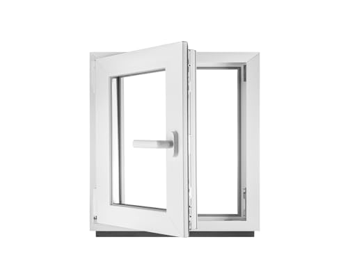 Fenster Kellerfenster Kunststofffenster Kunstoff weiß BxH 80 x 80 cm DIN Links - ALLE GRÖßEN - 2 fach Verglasung BxH 800 x 800 mm - Funktion Dreh-Kipp - BauPlaza Fenster Kellerfenster Kunststofffenster Kunstoff weiß BxH 80 x 80 cm DIN Links - ALLE GRÖßEN - 2 fach Verglasung BxH 800 x 800 mm - Funktion Dreh-Kipp - BauPlaza von Generic