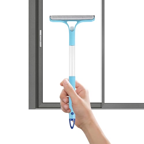 Fensterabzieher – Reinigungsschaber mit Sprühgerät | Ergonomischer Abzieher für Glastür, Spiegelfliesen, Badezimmer, Arbeitsplatte, Küche, Wohnmobil Fensterabzieher – Reinigungsschaber mit Sprühgerät | Ergonomischer Abzieher für Glastür, Spiegelfliesen, Badezimmer, Arbeitsplatte, Küche, Wohnmobil von Generic