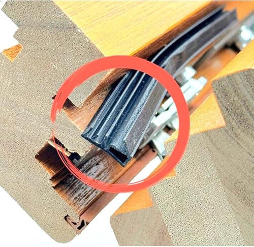 Fensterdichtung Dichtband für Holzfenster Flügelfalzdichtung Gummi ROTO SP7612 Hub-Fenster von Generic