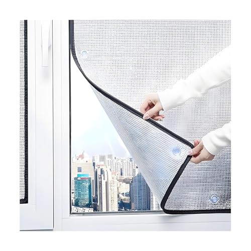 Fensterfolie Sonnenschutz, Hitzeschutzfolie Fenster Innen, Uv Folie Fenster Hitzeschutz Außen, Sonnenschutzfolie Dachfenster für Das Heimbüro Garage Schlafzimmer(60x60cm) von Generic