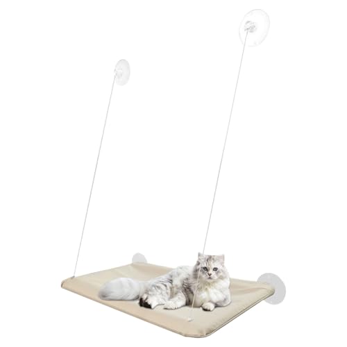 Fenstersitz für Katzen, Katzen -Hängemattenfenster, Pole des Kätzchen -Nickerchenfensters - Sicherheitseinsparungen Katze Fensterregale mit abnehmbarem Teppich für Katzenlittela Fensterbett mit einem Fenstersitz für Katzen, Katzen -Hängemattenfenster, Pole des Kätzchen -Nickerchenfensters - Sicherheitseinsparungen Katze Fensterregale mit abnehmbarem Teppich für Katzenlittela Fensterbett mit einem von Generic