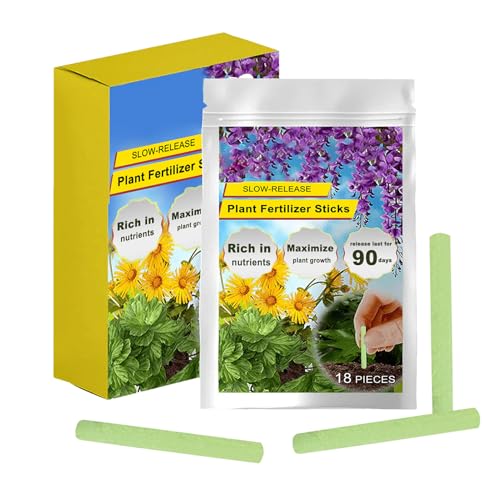 Fertilizer Spikes, Stick-Dünger für Pflanzen, langsames Absetzen für Blätter, Sukkulenten, Bonsai, Blumen, , drinnen und draußen von Generic