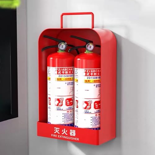 FeuerlöScherbox Feuerlöscherschrank-Dekorationsdisplay zur Wandmontage, dekoratives Haltergehäuse für verbesserte Sicherheit und Ästhetik von Generic