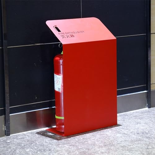 FeuerlöScherkasten Feuerlöscherhalterung, Universalhalterschrank mit Hinweisschild, dekoratives Gehäuse für mehr Sicherheit und Sichtbarkeit in öffentlichen und privaten Räumen von Generic