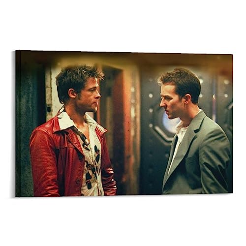 Fight Club Classic Movie 65 Leinwand-Kunstposter und Wandkunstdruck, moderne Familiendekoration, Poster, 20 x 30 cm von Generic