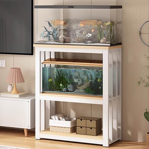 Fischaquarium Unterschrank Fischständer für Reptilien-Terrarien, 30, 20, 10 Gallonen, Fischständer, 100 cm hoch, robust, Ständermöbel/Züchterständer, bodenstehender Ständer für Schildkröten/ von Generic
