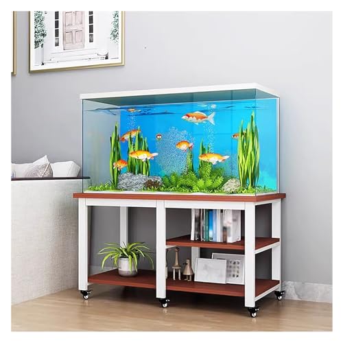 Fischaquarium Unterschrank Fischständer für Reptilien-Terrarien, Rollständer mit Rädern, 10, 20 und 30 Gallonen, Fischtischständer, bodenstehender Ständerhalter, Regal, Aufbewahrungshalterun von Generic