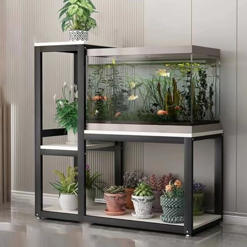 Fischaquarium Unterschrank Metallständer für Reptilien-Terrarium, 900 kg belastbare, verstärkte Spurstange, einfache Montage, Raum-, Arbeits-, Hotel-, Restaurant-Rack-Regal, Aufbewahrungshal Fischaquarium Unterschrank Metallständer für Reptilien-Terrarium, 900 kg belastbare, verstärkte Spurstange, einfache Montage, Raum-, Arbeits-, Hotel-, Restaurant-Rack-Regal, Aufbewahrungshal von Generic