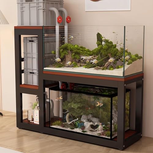 Fischaquarium Unterschrank Metallständer für Reptilien-Terrarium, 900 kg belastbare, verstärkte Spurstange, einfache Montage, Raum-, Arbeits-, Hotel-, Restaurant-Rack-Regal, Aufbewahrungshal Fischaquarium Unterschrank Metallständer für Reptilien-Terrarium, 900 kg belastbare, verstärkte Spurstange, einfache Montage, Raum-, Arbeits-, Hotel-, Restaurant-Rack-Regal, Aufbewahrungshal von Generic