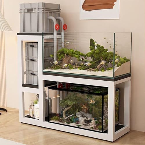 Fischaquarium Unterschrank Metallständer für Reptilien-Terrarium, 900 kg belastbare, verstärkte Spurstange, einfache Montage, Raum-, Arbeits-, Hotel-, Restaurant-Rack-Regal, Aufbewahrungshal Fischaquarium Unterschrank Metallständer für Reptilien-Terrarium, 900 kg belastbare, verstärkte Spurstange, einfache Montage, Raum-, Arbeits-, Hotel-, Restaurant-Rack-Regal, Aufbewahrungshal von Generic