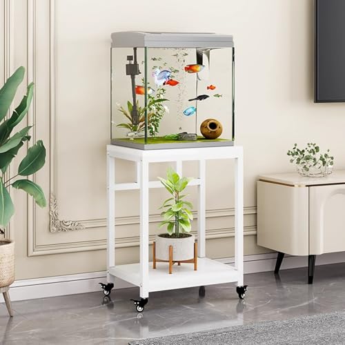 Fischaquarium Unterschrank Mobiler Fischständer mit Rädern für Reptilien-Terrarium, Sparregal, stabile Stahlholzkonstruktion, Aufbewahrungshalterung für Zuhause/Büro/Tierhandlungen Fischaquarium Unterschrank Mobiler Fischständer mit Rädern für Reptilien-Terrarium, Sparregal, stabile Stahlholzkonstruktion, Aufbewahrungshalterung für Zuhause/Büro/Tierhandlungen von Generic