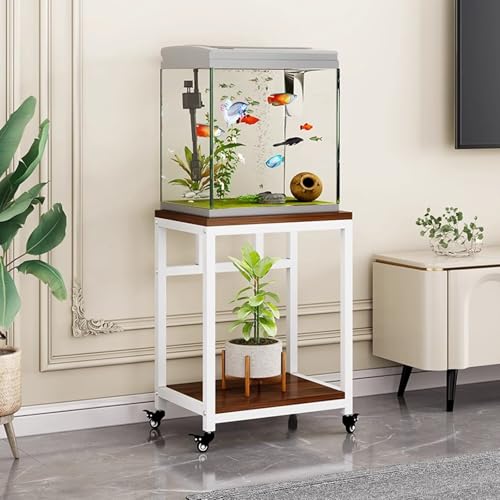 Fischaquarium Unterschrank Mobiler Fischständer mit Rädern für Reptilien-Terrarium, Sparregal, stabile Stahlholzkonstruktion, Aufbewahrungshalterung für Zuhause/Büro/Tierhandlungen Fischaquarium Unterschrank Mobiler Fischständer mit Rädern für Reptilien-Terrarium, Sparregal, stabile Stahlholzkonstruktion, Aufbewahrungshalterung für Zuhause/Büro/Tierhandlungen von Generic