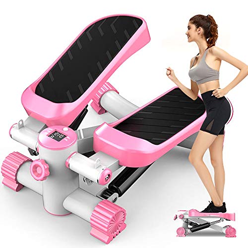 Fitness-Stepper, Mini-Aerobic-Stepper mit Display, leiser Fitness-Stepper inkl. Widerstandsbänder, Bein-Arm-Ganzkörpertr Fitness-Stepper, Mini-Aerobic-Stepper mit Display, leiser Fitness-Stepper inkl. Widerstandsbänder, Bein-Arm-Ganzkörpertr von Generic