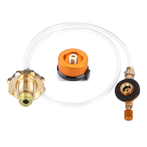 Flachzylinder -Tankkuppler tragbarer Kleiner Propanflaschen/Tank -Nachfülladapter -Leckfestgasentank -Nachfülladapter for Campingherd von Generic