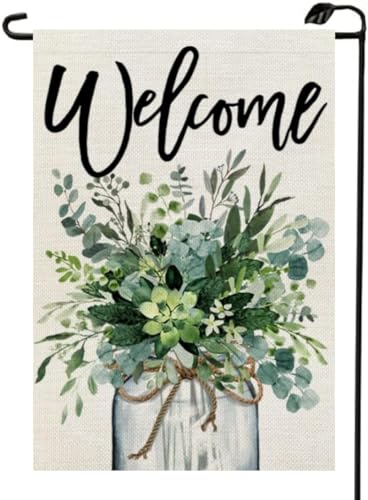 Flaggen Für Den Außenbereich Grüne Blume Einmachglas 30X45Cm Fahne Hänge Dekorative Hofbanner Für Balkon Party Veranda Flaggen Für Den Außenbereich Grüne Blume Einmachglas 30X45Cm Fahne Hänge Dekorative Hofbanner Für Balkon Party Veranda von Generic