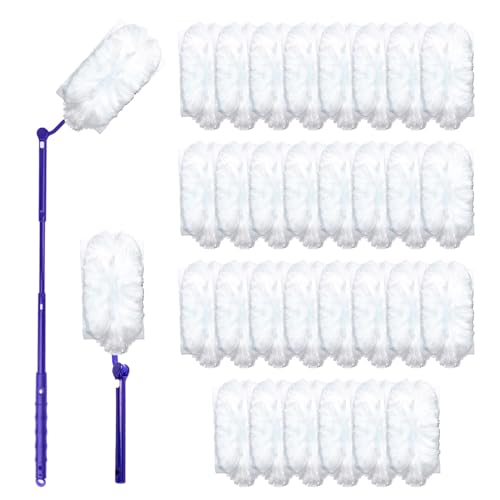 Flash Dust Magnet Nachfüllpackungen, 30 Stück Mikrofaser Flauschige Staubwedel Nachfüllpackungen mit 1 langem Griff und 1 kurzem Griff, Handstaubwedel-Nachfüllpackungen, Mikrofaser-Staubtücher für Flash Dust Magnet Nachfüllpackungen, 30 Stück Mikrofaser Flauschige Staubwedel Nachfüllpackungen mit 1 langem Griff und 1 kurzem Griff, Handstaubwedel-Nachfüllpackungen, Mikrofaser-Staubtücher für von Generic