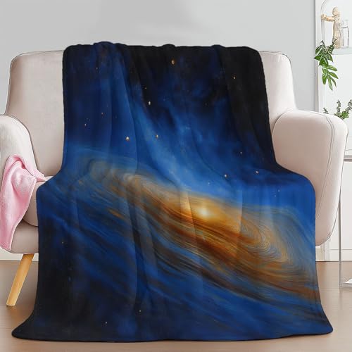 Flauschig Flanell Decke 220 x 240 cm für Jungen Mädchen, Weich Dunkelblau rucken Warm Winterdecke Sofadecke Tagesdecke Fantasie Galaxie Rotierende Navigationssterne für Schlafsofa Couch Flauschig Flanell Decke 220 x 240 cm für Jungen Mädchen, Weich Dunkelblau rucken Warm Winterdecke Sofadecke Tagesdecke Fantasie Galaxie Rotierende Navigationssterne für Schlafsofa Couch von Generic