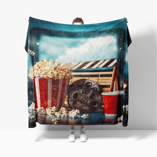Flauschige Kuscheldecke XXL 180x200 cm Cartoon-Delfin-Herz Anti-Fading und Nicht Fallend TV-Decke Weich Warm Wohndecke Weiß Fleecedecke als Sofadecke Bettüberwurf Geschenkdecke von Generic
