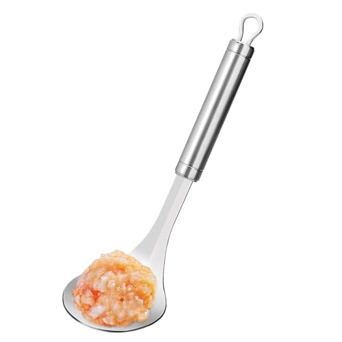 Fleischbällchen-Löffel, Fleischbällchen-Hersteller, Fleischballer-Löffel mit Löchern, nicht Stick, Küchenhelfer, langer Griff für die Küche von Generic