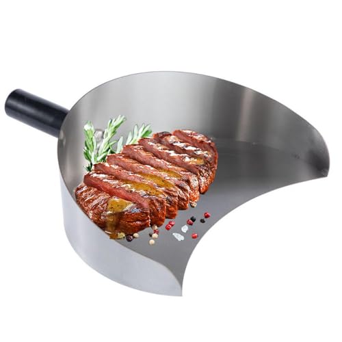 Fleischfänger | Edelstahl -Grillschaufel - Handheld Rotisserie Catcher Pan für Shawarma -Maschine Doner Kebab Grill Fleischfänger | Edelstahl -Grillschaufel - Handheld Rotisserie Catcher Pan für Shawarma -Maschine Doner Kebab Grill von Generic