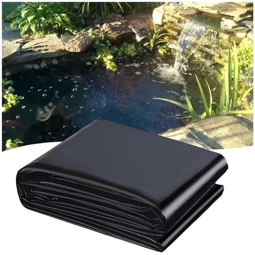 Flexibel Teichfolie Aus HDPE Gummi, 2x12m 3x7m 4x5m 5x9m 6x10m 8x12m 10x20m Gartenteich Dichtungsfolie Schwarz Teichplane Wasserdicht Teichfolien 0.12mm Teichmembran Für Koi-Teiche, Bäche(Größe:5x9m) Flexibel Teichfolie Aus HDPE Gummi, 2x12m 3x7m 4x5m 5x9m 6x10m 8x12m 10x20m Gartenteich Dichtungsfolie Schwarz Teichplane Wasserdicht Teichfolien 0.12mm Teichmembran Für Koi-Teiche, Bäche(Größe:5x9m) von Generic